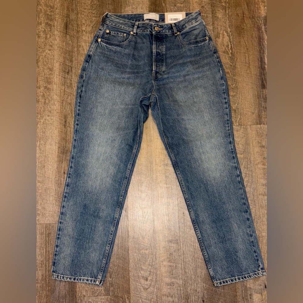 Everlane Women's Straight Leg Jeans - Blue - Picture 4 of 9